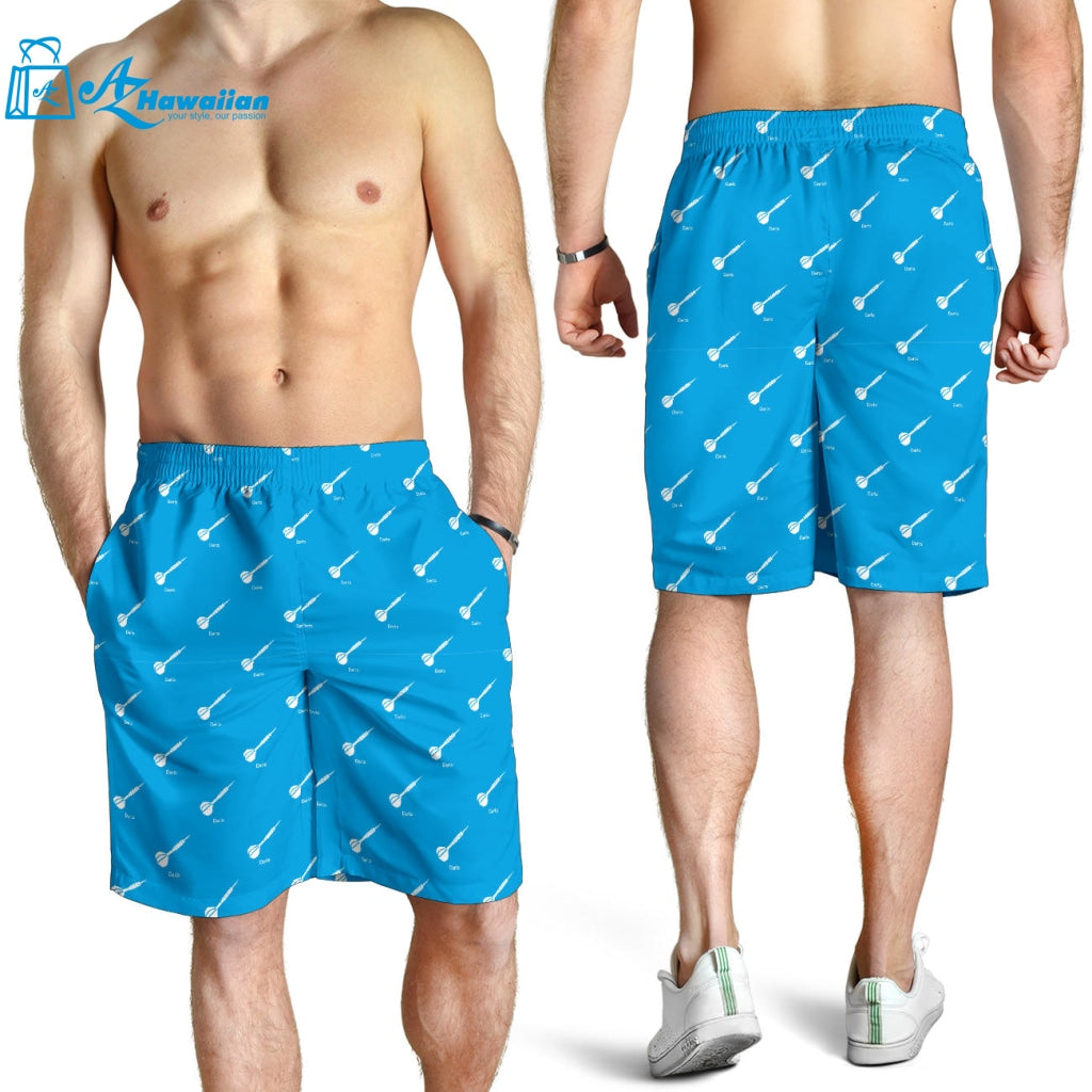 Darts Pattern Print Design 05 Men Shorts