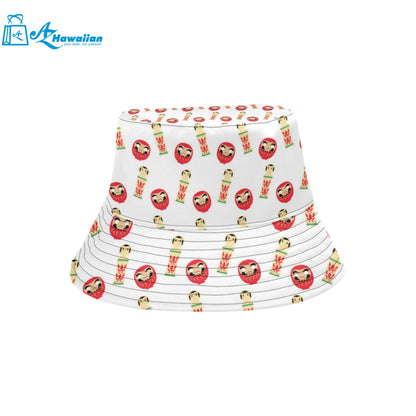 Daruma japanese wooden doll Unisex Bucket Hat