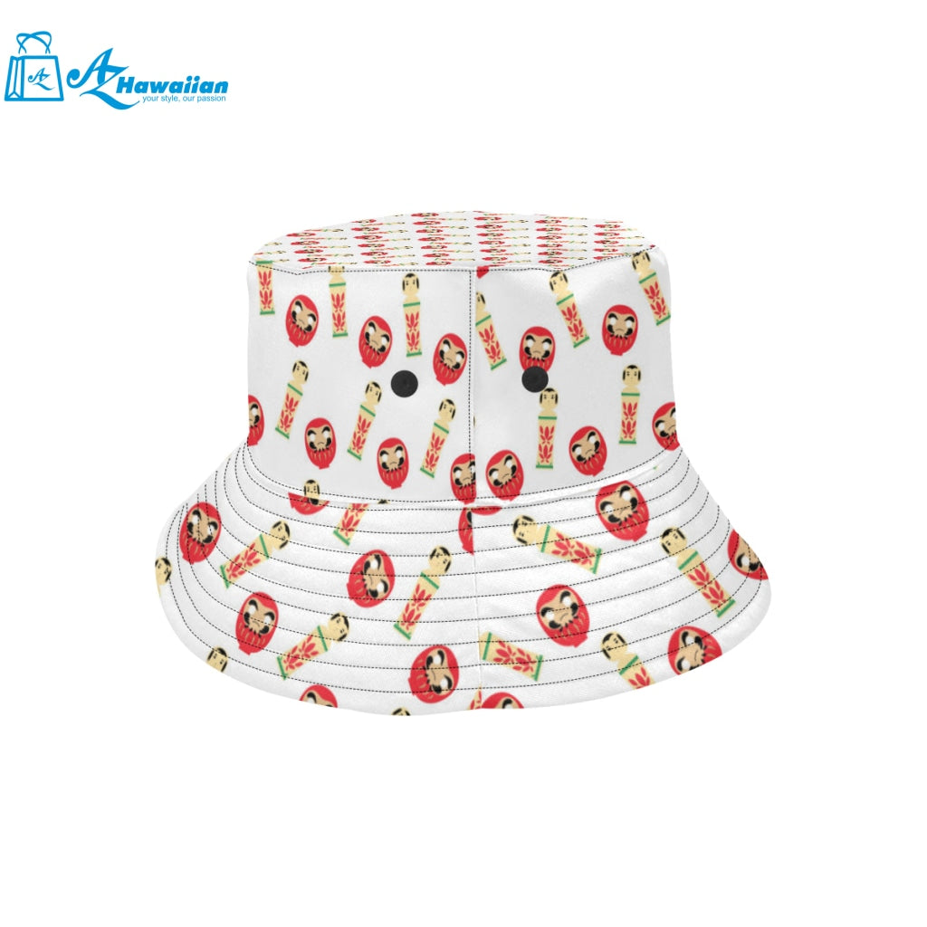 Daruma japanese wooden doll Unisex Bucket Hat