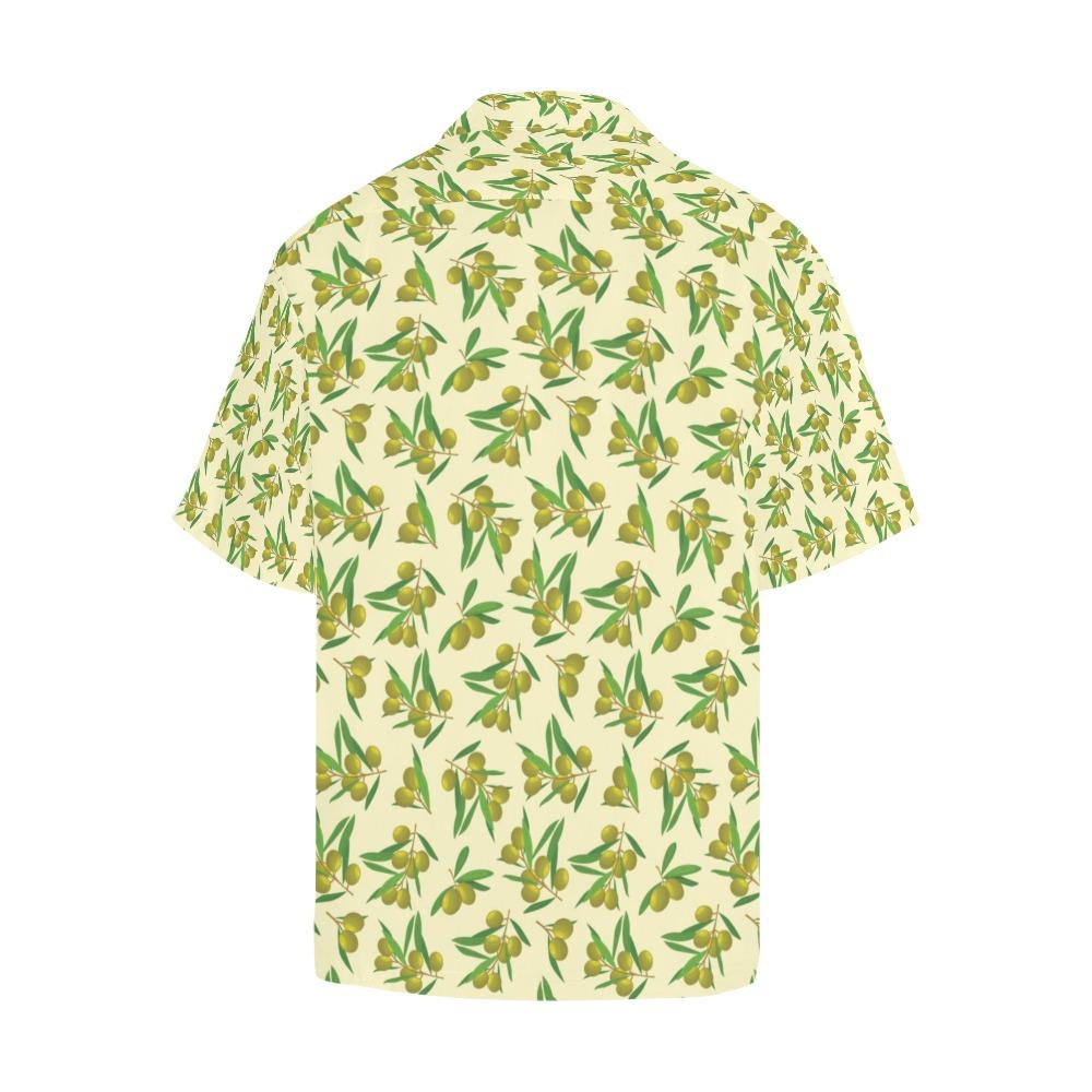 Olive Print Design Hawaiian Shirt