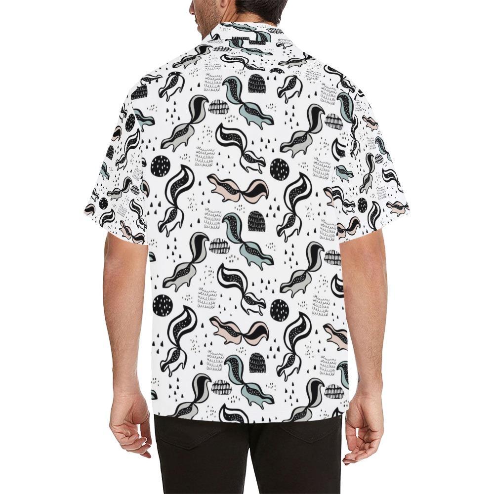 Skunk Print Design Hawaiian Shirt