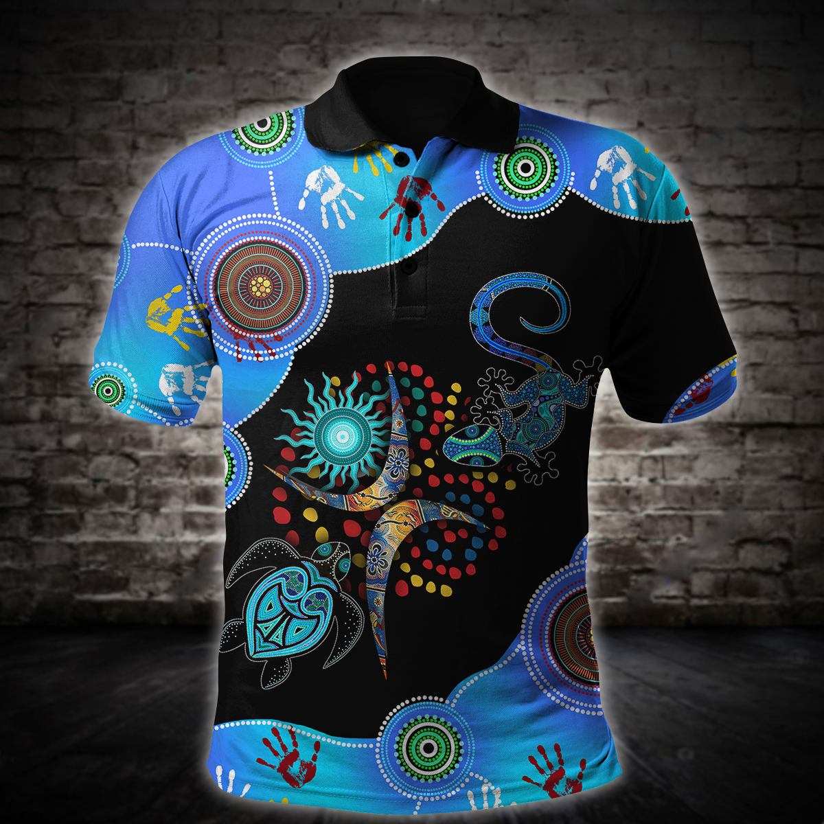 Aboriginal Naidoc Week 2021 Blue Turtle Lizard Baseball Shirt Hawaiian