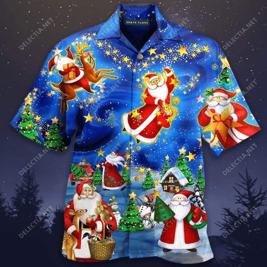 Hawaiian Aloha Shirts Believe In The Magic Of Christmas