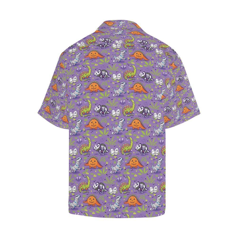 Zombie Dinosaur Print Design Hawaiian Shirt