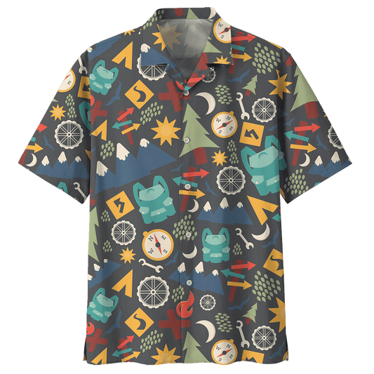 Camping  Blue Amazing Design Unisex Hawaiian Shirt For Men And Women Dhc17063851