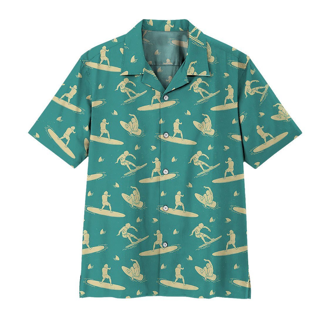  3D Surfing Hawaii Shirt