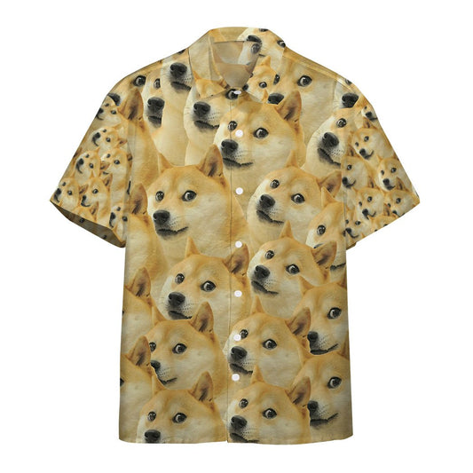  3D Doge Meme Custom Hawaii Shirt