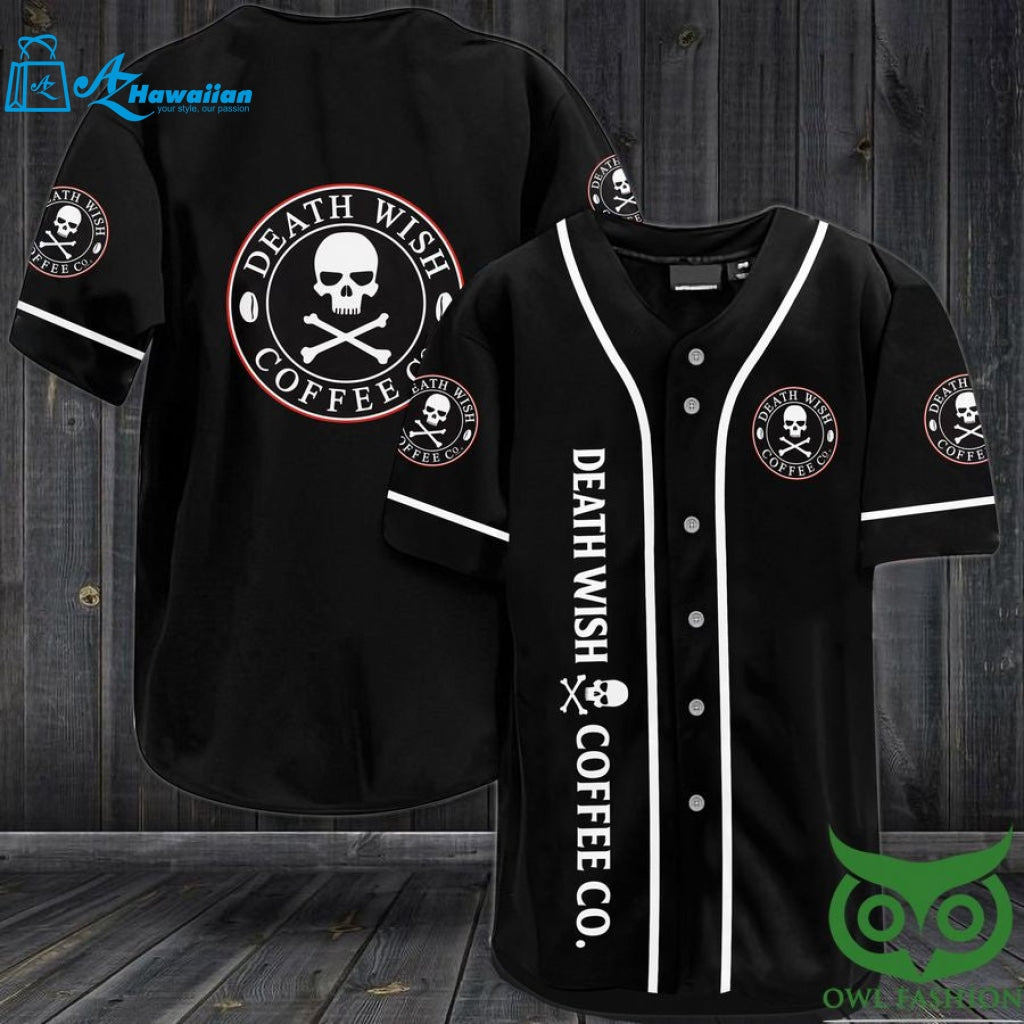 death wish coffee Baseball Jersey Shirt