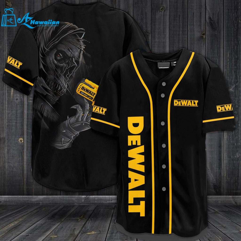 Dewalt Skull Baseball Jersey 