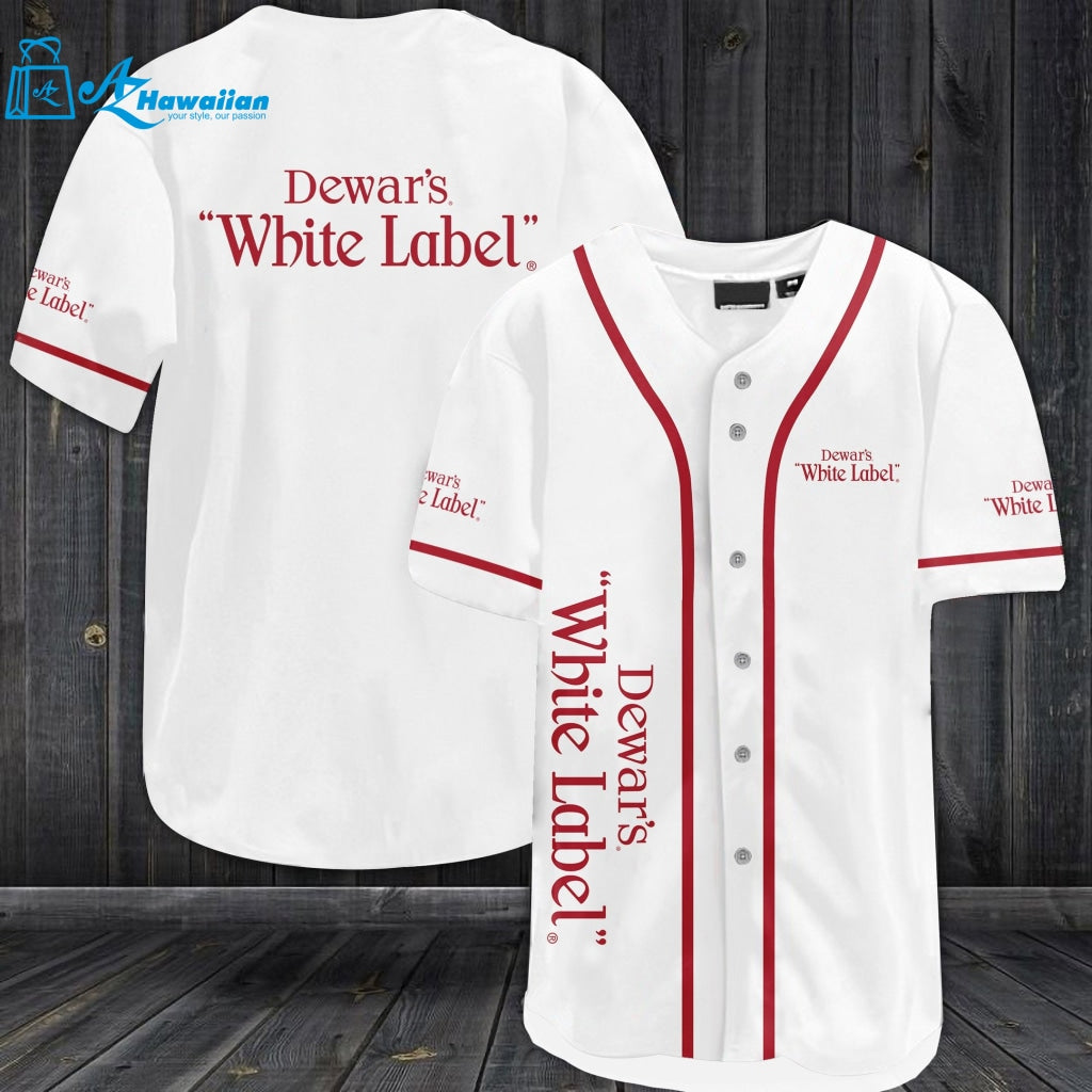 Dewar's White Label All Over Print Unisex Baseball Jersey 