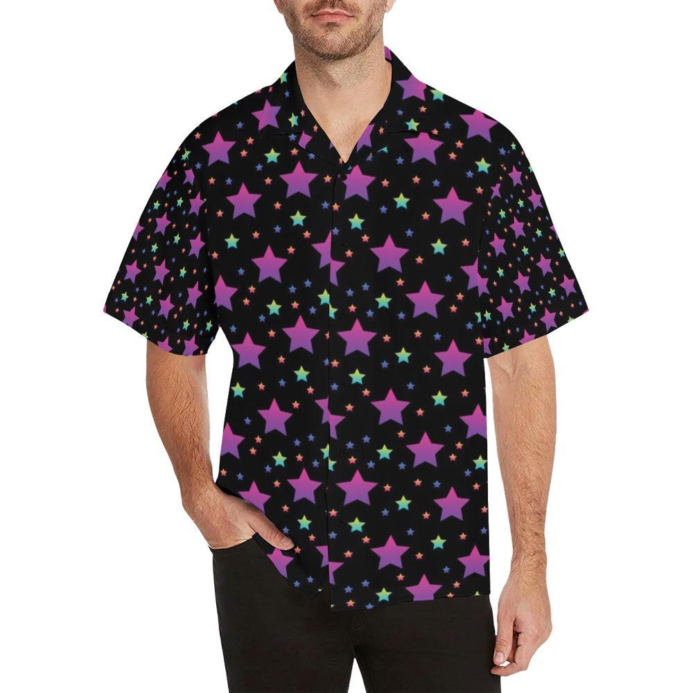Star Print Design Hawaiian Shirt