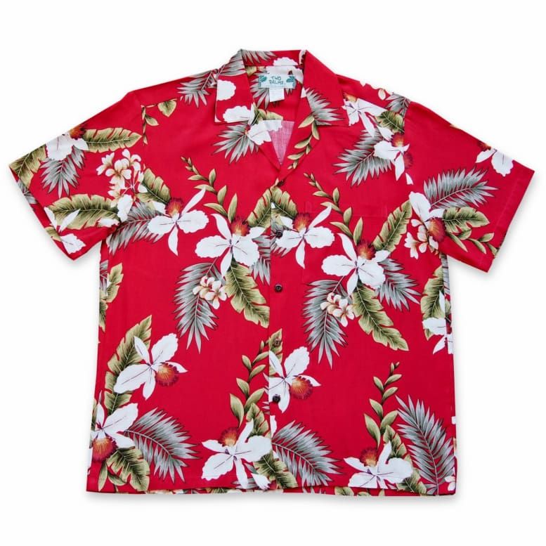 Floral Red Unique Design Hawaiian Shirt Dhc1806211