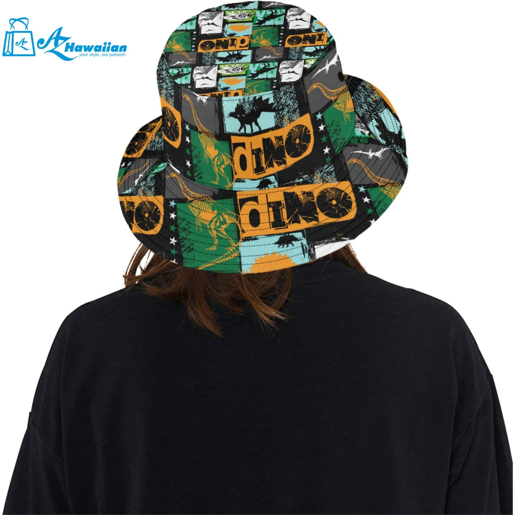 dinosaurs print pattern Unisex Bucket Hat