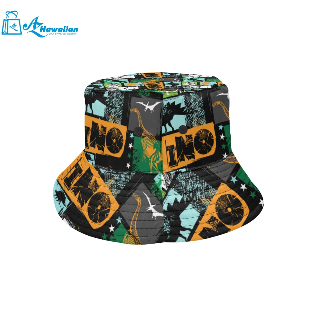 dinosaurs print pattern Unisex Bucket Hat