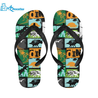 dinosaurs print pattern Unisex Flip Flops