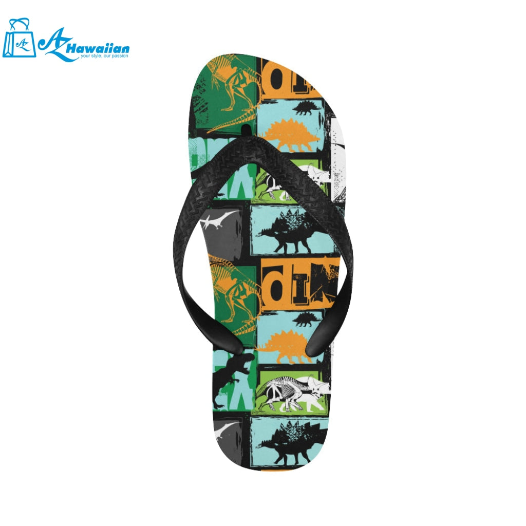 dinosaurs print pattern Unisex Flip Flops