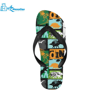 dinosaurs print pattern Unisex Flip Flops