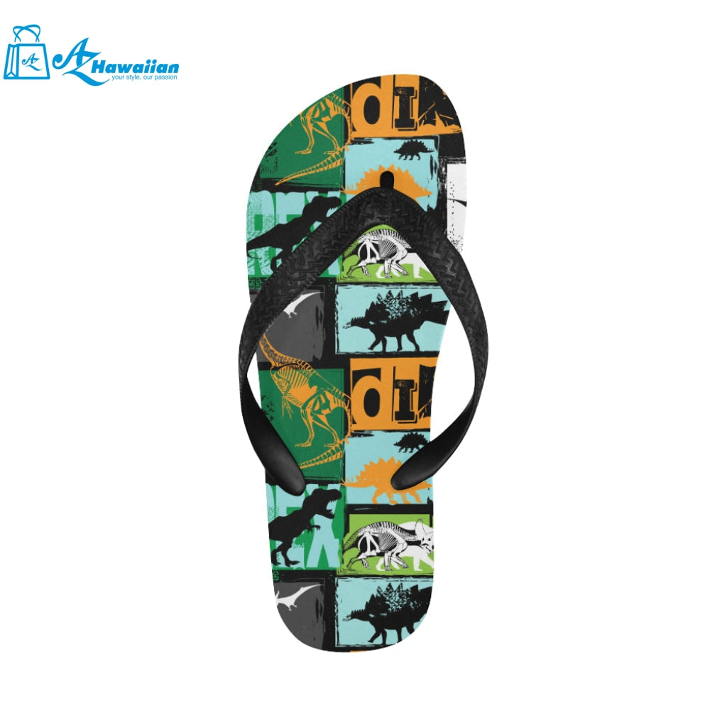 dinosaurs print pattern Unisex Flip Flops