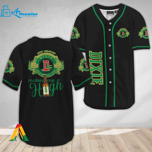 Dixie Beer Make Me High Baseball Jersey