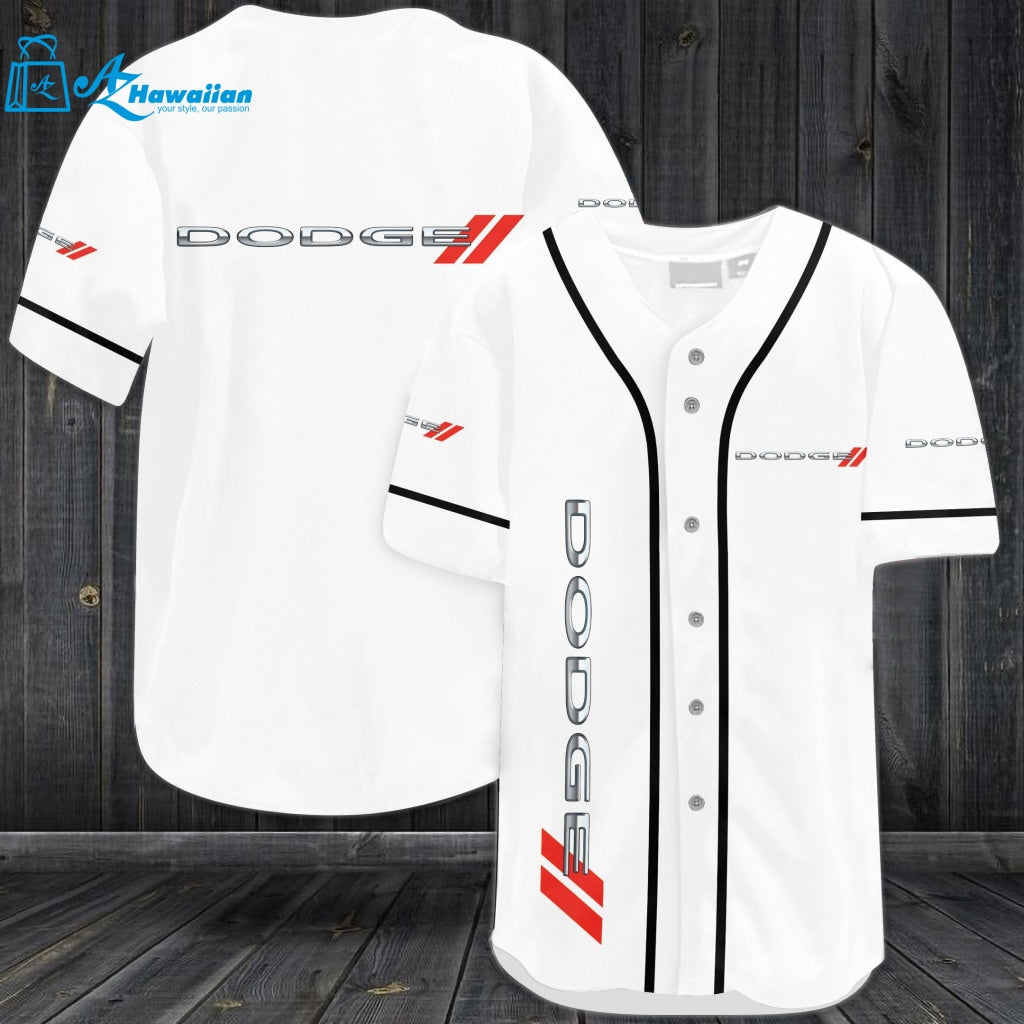 Dodge Car Baseball Jersey 