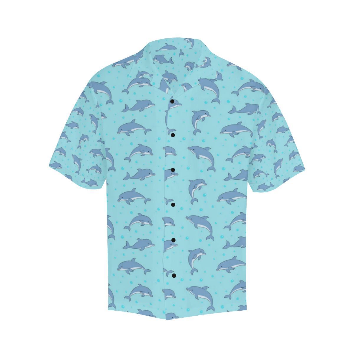 Dolphin Baby Cute Print Pattern Hawaiian Shirt