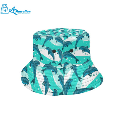 Dolphin sea pattern Unisex Bucket Hat