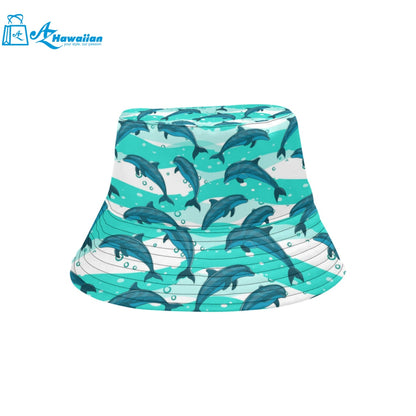 Dolphin sea pattern Unisex Bucket Hat