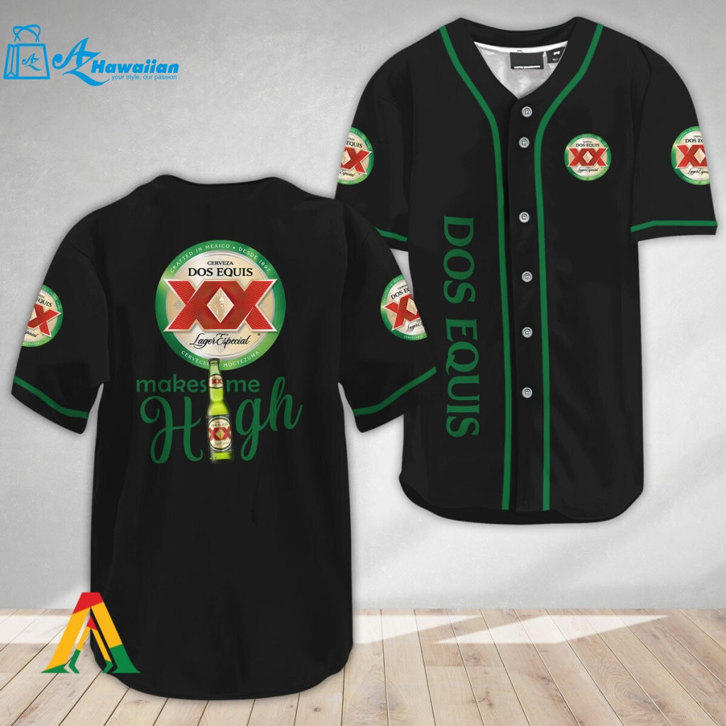 Dos Equis Make Me High Baseball Jersey