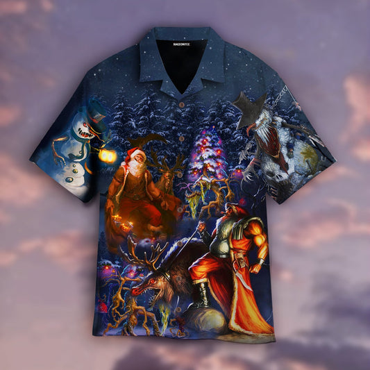 Let's Enjoy The Horror Christmas Night Hawaiian Shirt | For Men & Women | Adult | WT1532