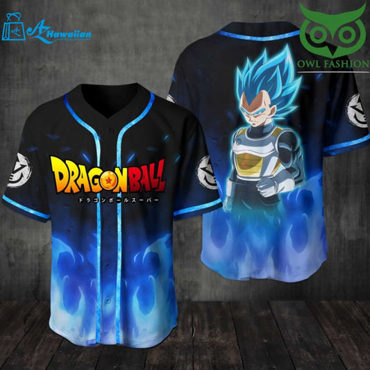 Dragon Ball Vegeta Baseball Jersey Shirt