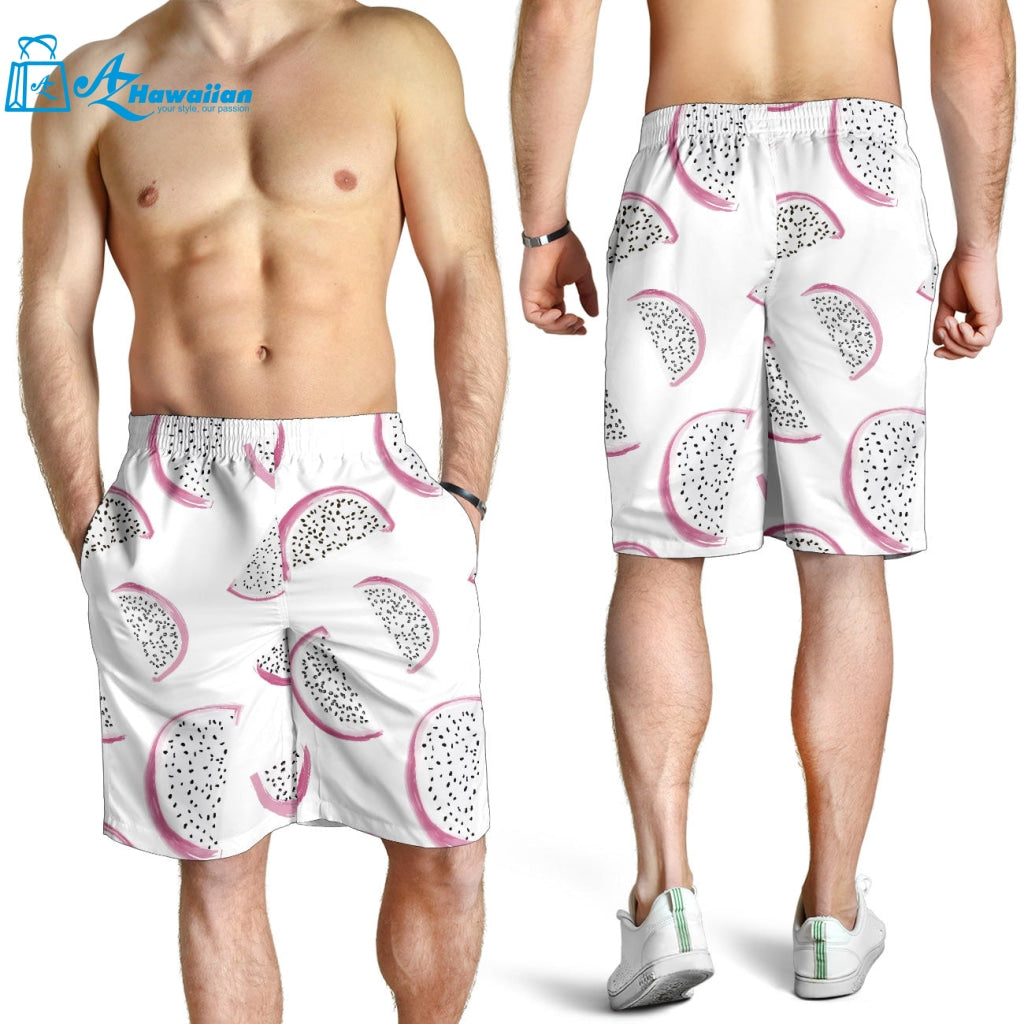 Dragon Fruit Pattern Men Shorts