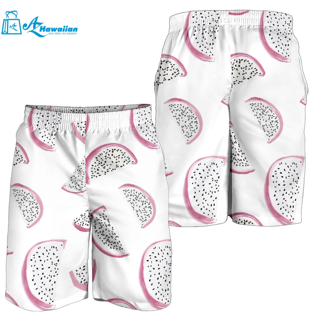 Dragon Fruit Pattern Men Shorts