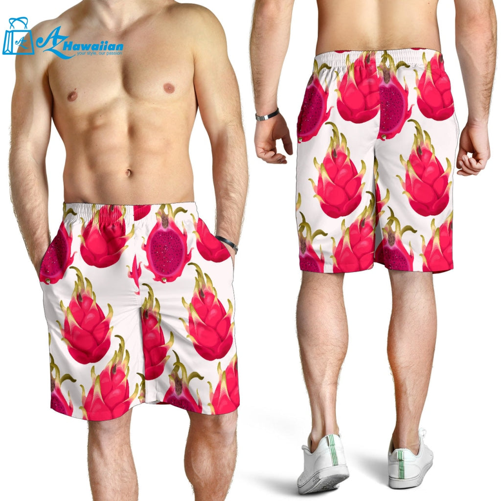 Dragon Fruits Design Pattern Men Shorts