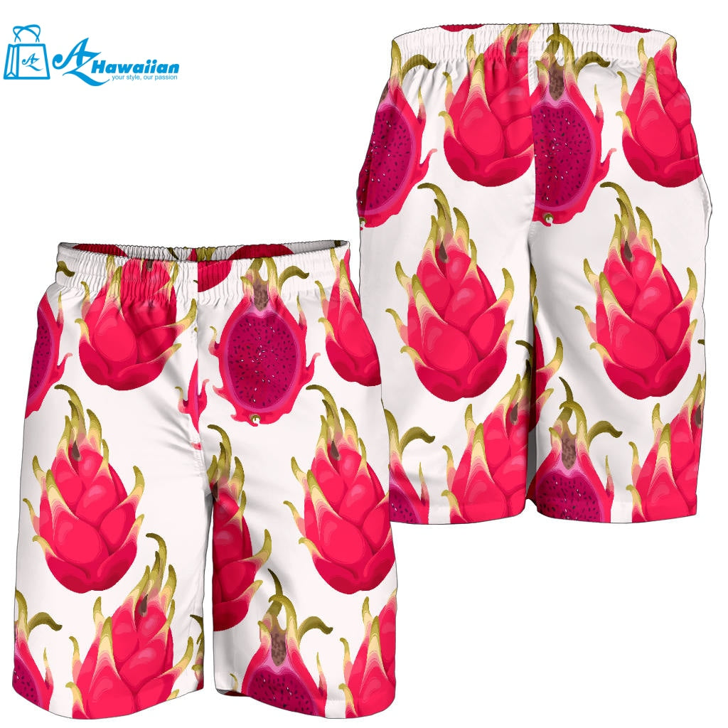 Dragon Fruits Design Pattern Men Shorts