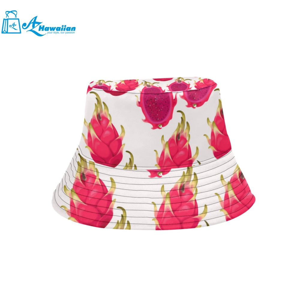 dragon fruits design pattern Unisex Bucket Hat