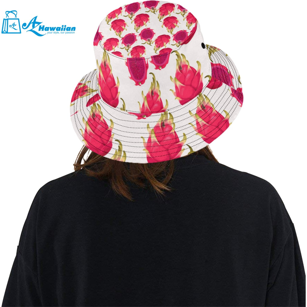 dragon fruits design pattern Unisex Bucket Hat