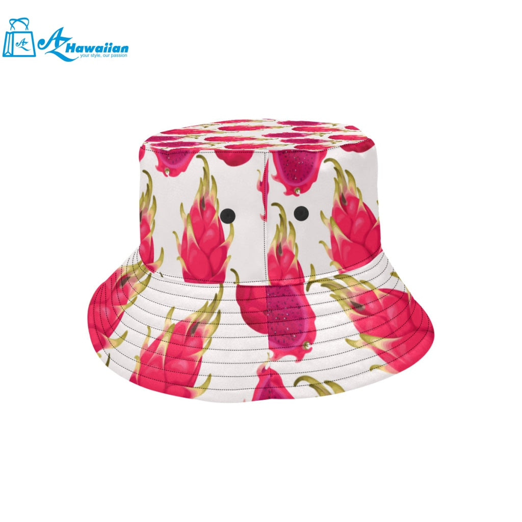 dragon fruits design pattern Unisex Bucket Hat