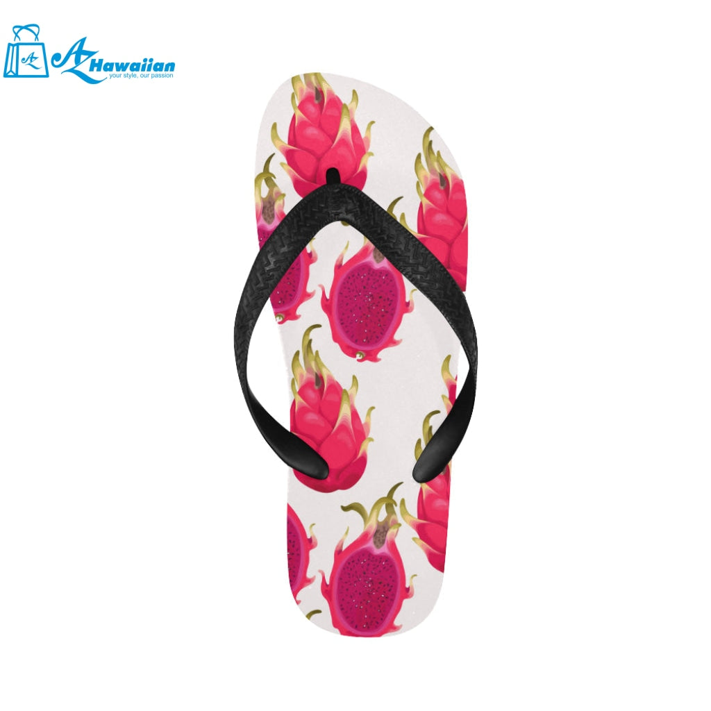 dragon fruits design pattern Unisex Flip Flops