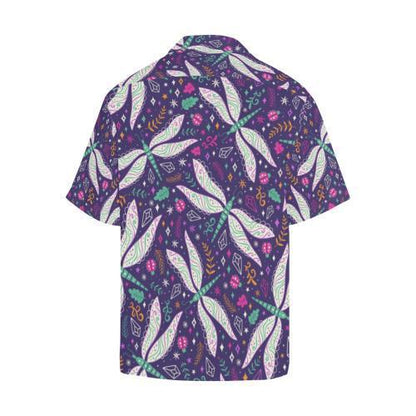 Dragonfly Pattern Hawaiian Shirt