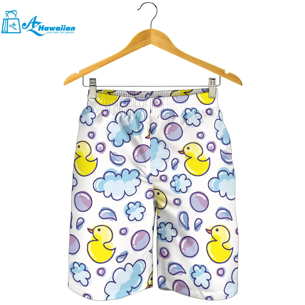 Duck Toy Pattern Print Design 01 Men Shorts