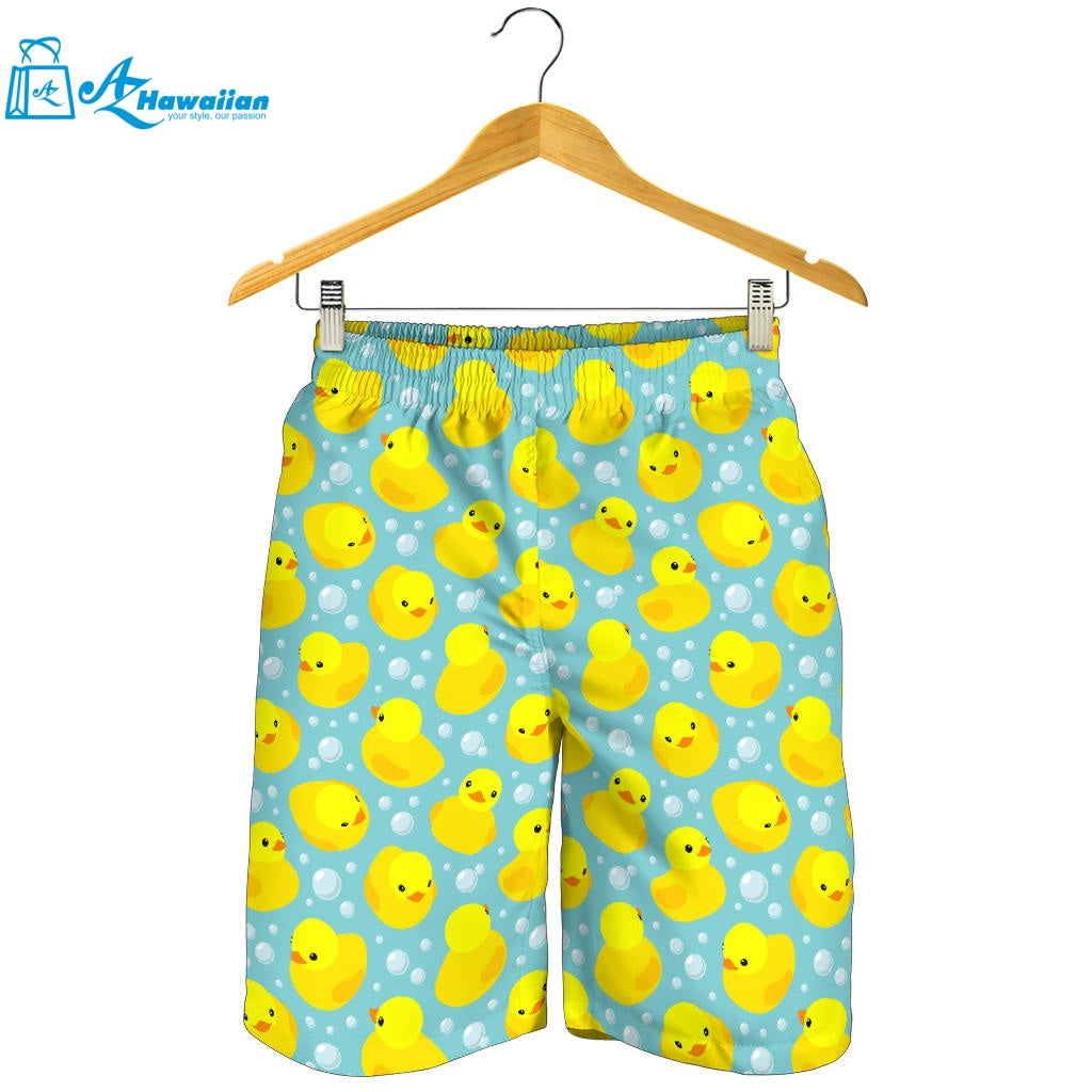 Duck Toy Pattern Print Design 03 Men Shorts