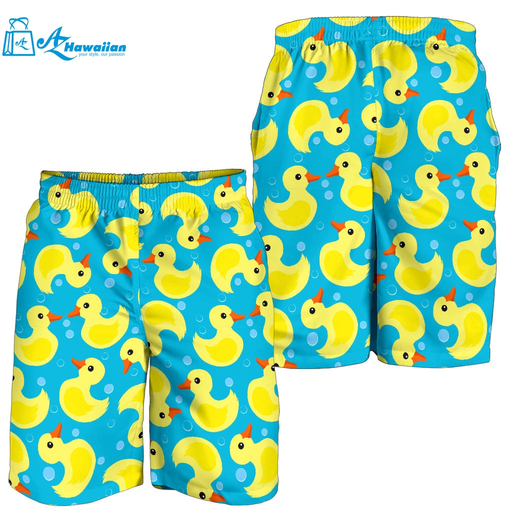 Duck Toy Pattern Print Design 04 Men Shorts