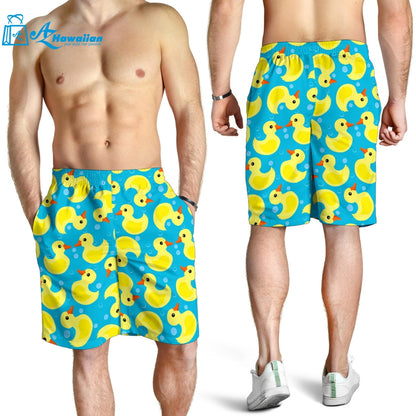 Duck Toy Pattern Print Design 04 Men Shorts