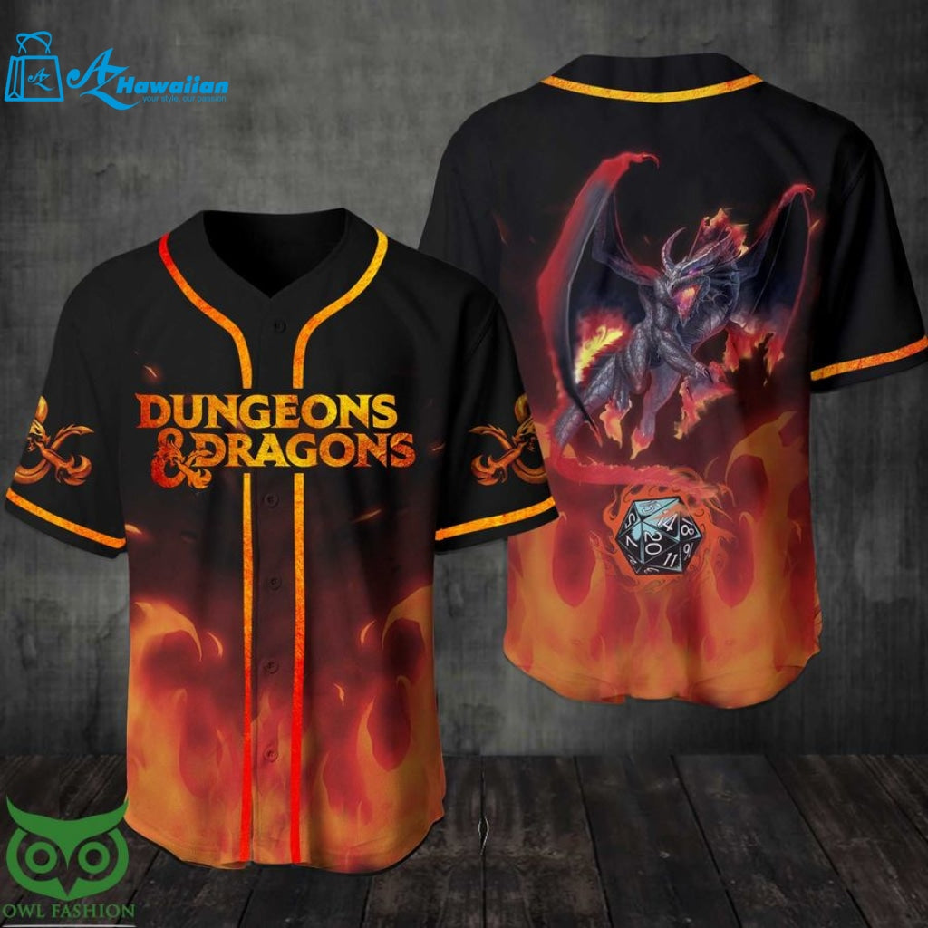 Dungeons And Dragons Baseball Jersey Shirt