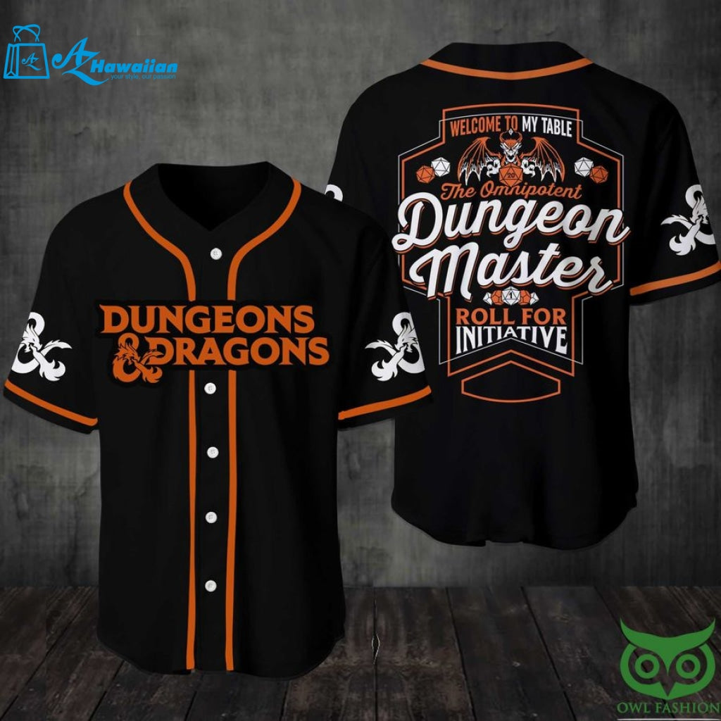 Dungeons And Dragons Welcome To My Table Baseball Jersey Shirt