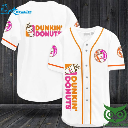 dunkin donuts Baseball Jersey Shirt