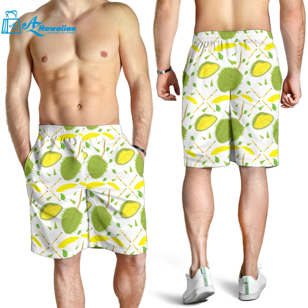 Durian Pattern Background Men Shorts