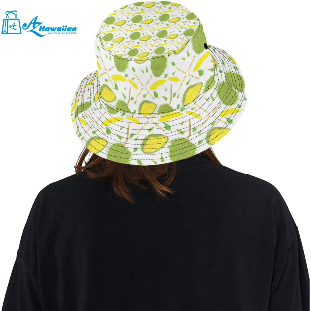 Durian pattern background Unisex Bucket Hat