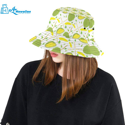 Durian pattern background Unisex Bucket Hat