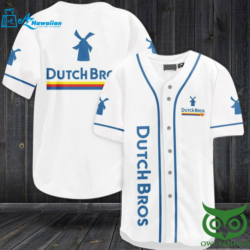 Dutch Bros Coffee Baseball Jersey Shirt